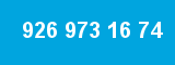 926 973 16 74 926 973 16 74